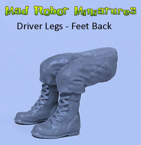 (image for) Driver Legs - Feet Back